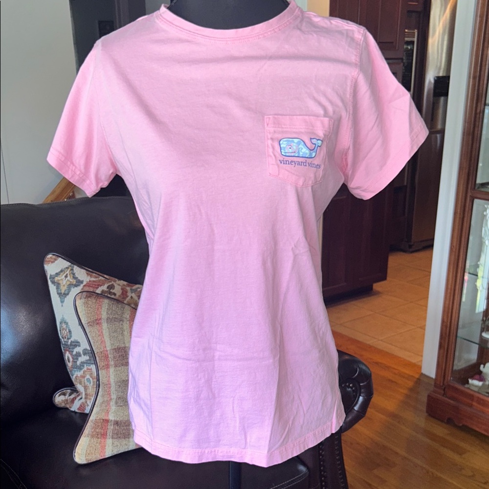 Vineyard Vines Pink Short Sleeve Tee